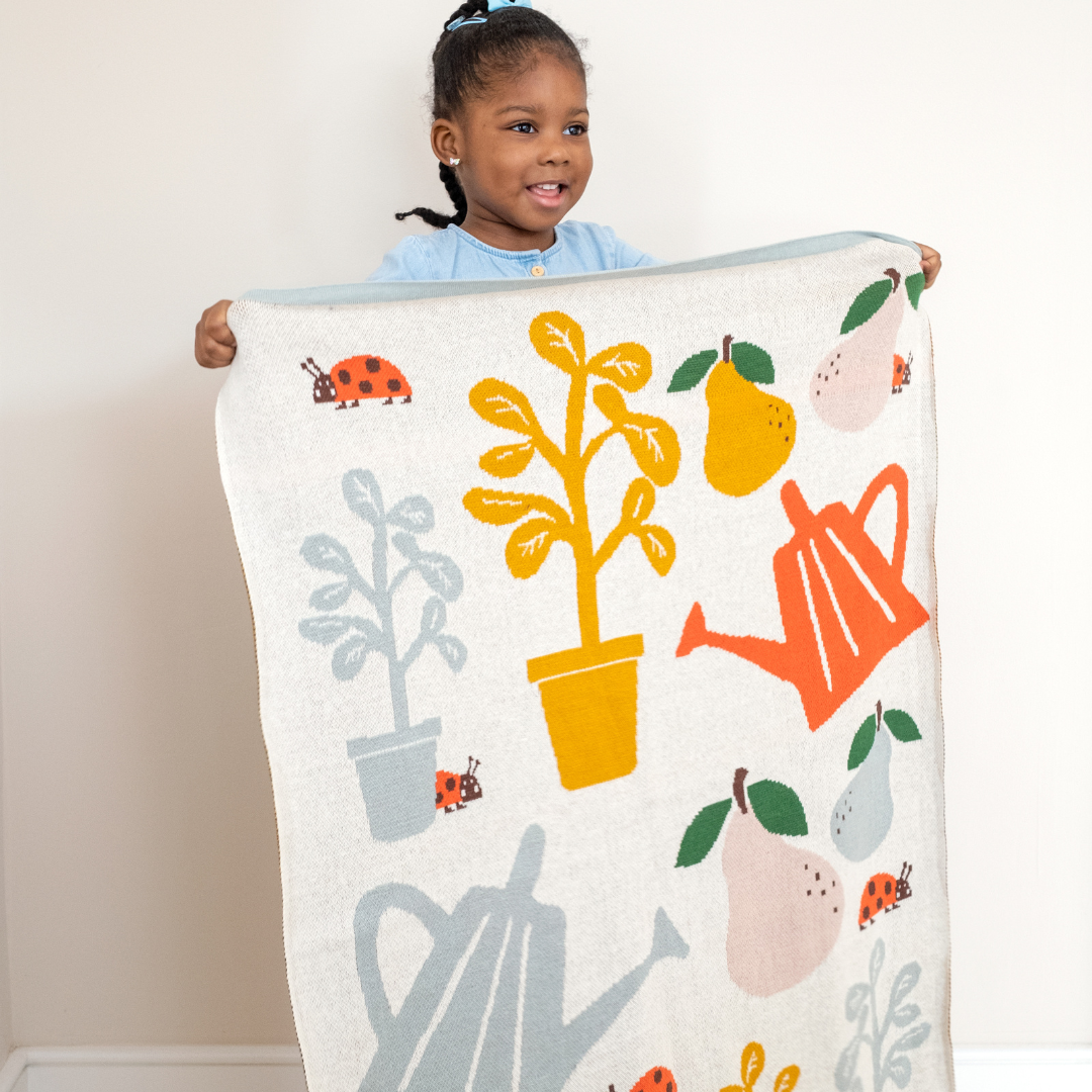 Garden Baby Blanket, Multi