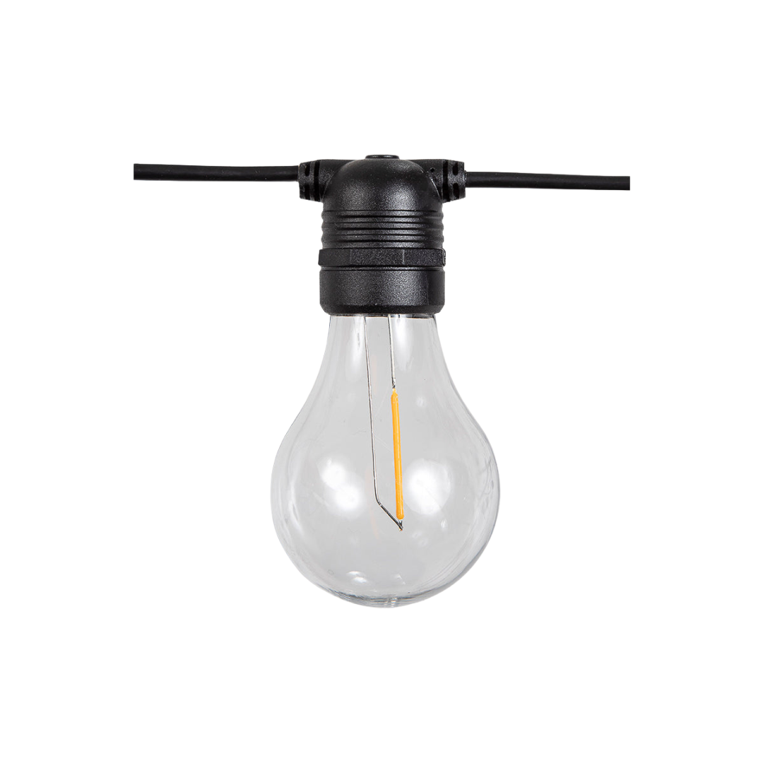 ALLEGRA String Lights, Black- Solar