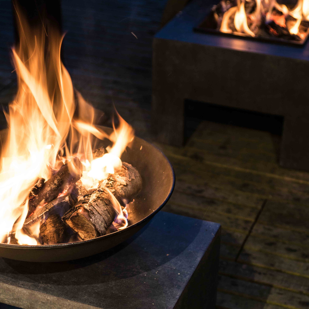Firebowl & Rectangle Console Granite
