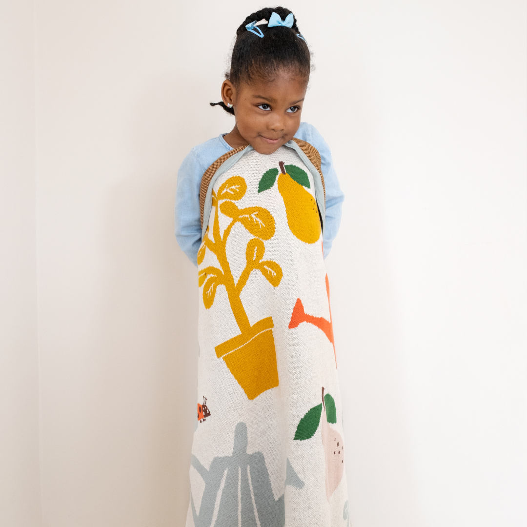 Garden Baby Blanket, Multi
