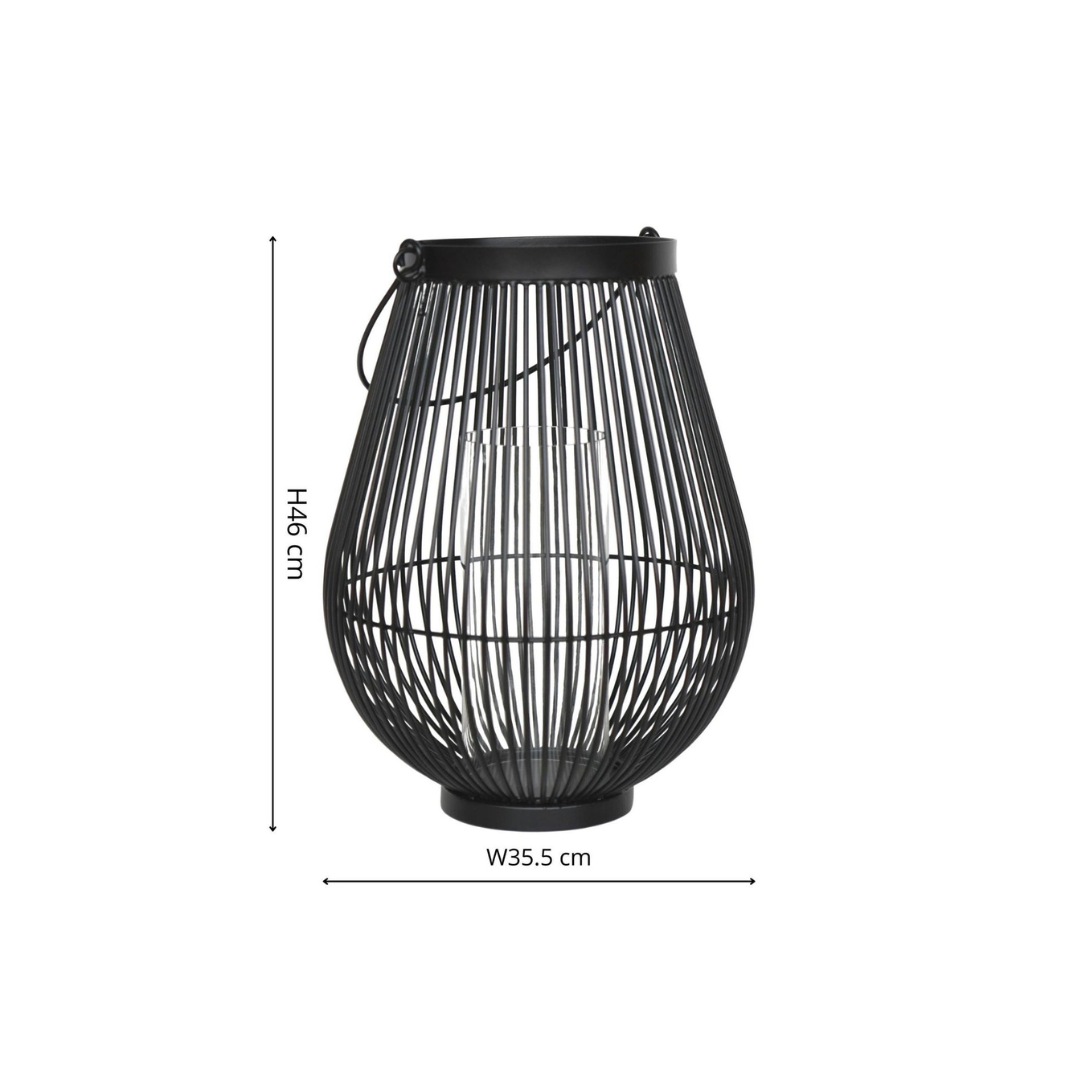 Venere Lantern Black Large