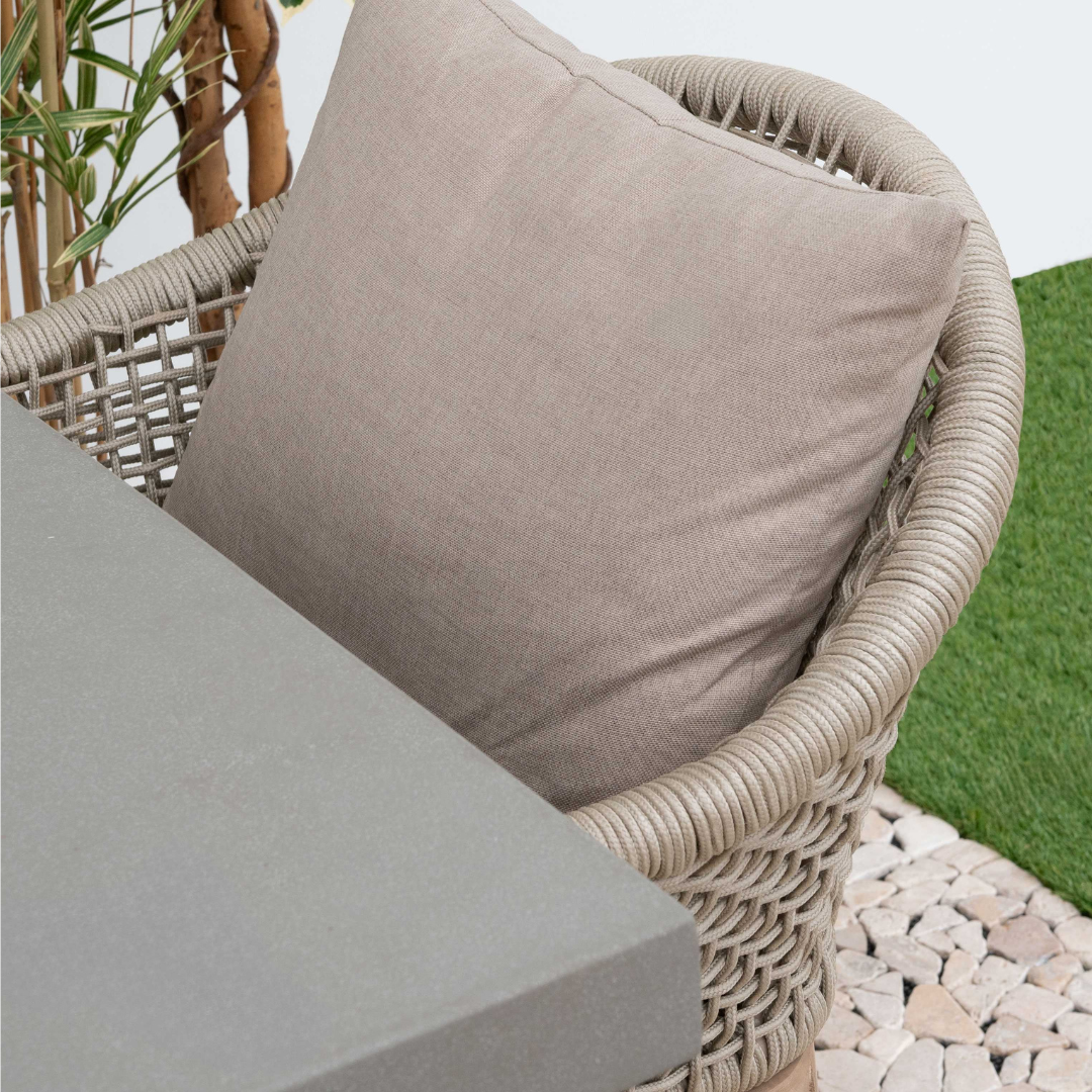 Nova - Summer 8 Seat Dining Set 2.4 x 1m Rectangular Table, Beige