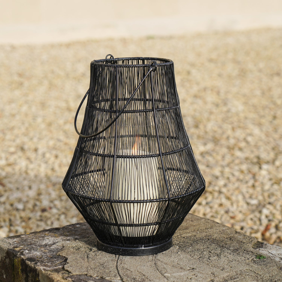 Portofino Curve Wirework Lantern Medium