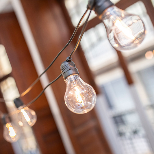 ALLEGRA String Lights, Black- Solar