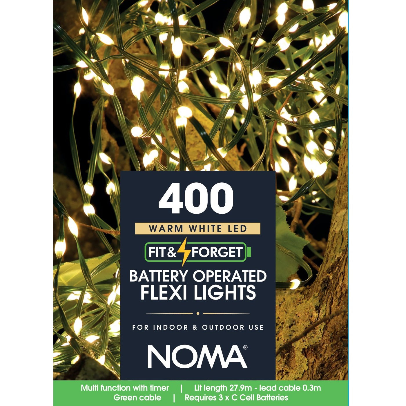 400 Flexi Wire Warm White Lights