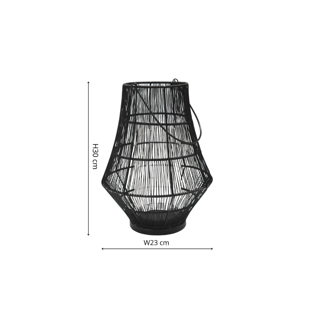 Portofino Curve Wirework Lantern Medium