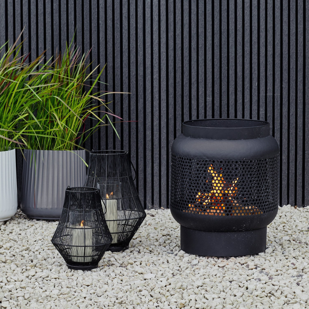 Portofino Curve Wirework Lantern Medium