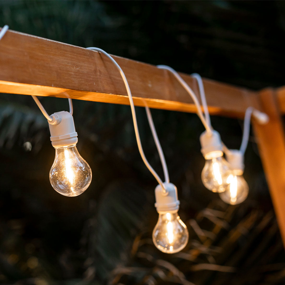 ALLEGRA String Lights, Black- Solar