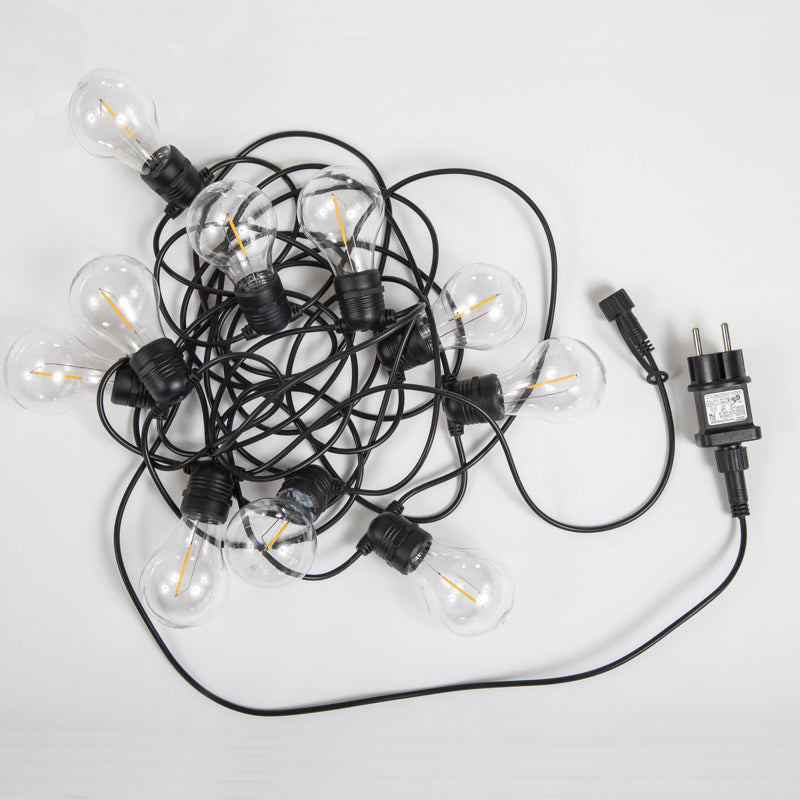ALLEGRA String Lights, Black- Solar