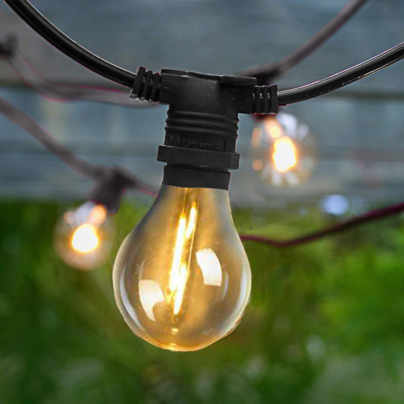 ALLEGRA String Lights, Black- Solar