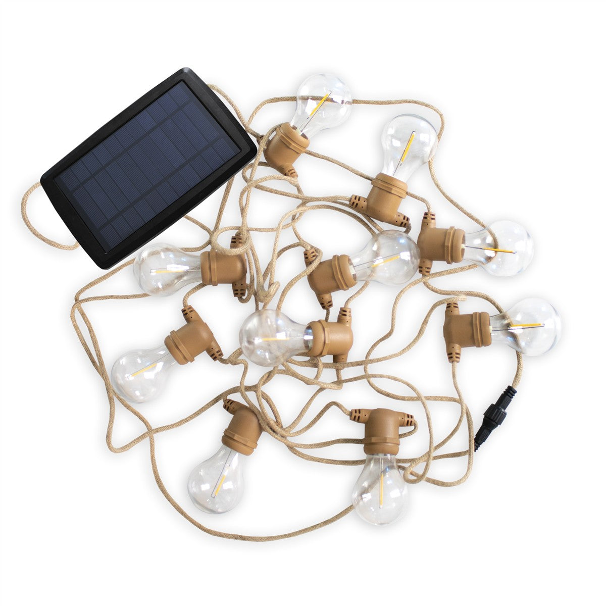 ALLEGRA String Lights, Jute-Solar