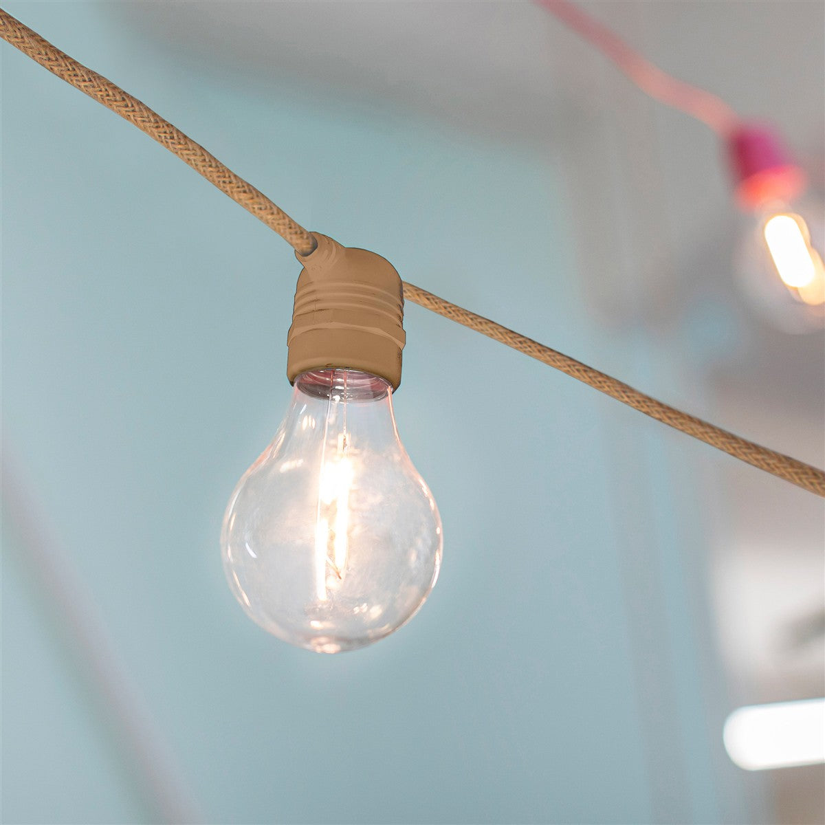 ALLEGRA String Lights, Jute-Solar
