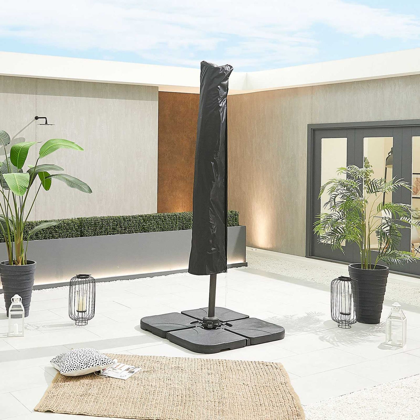 Nova - Apollo Cantilever Parasol 2.5m Square, Grey