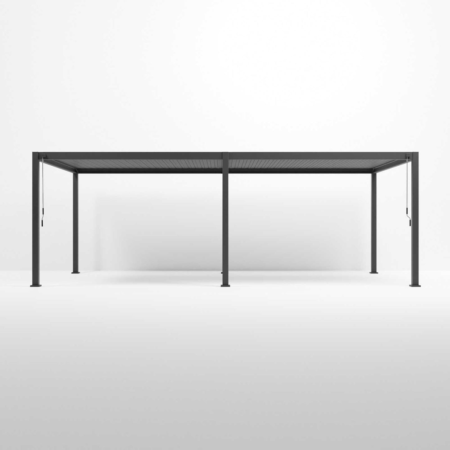 Nova - Titan Aluminium Pergola 7.2m x 3.6m, Grey
