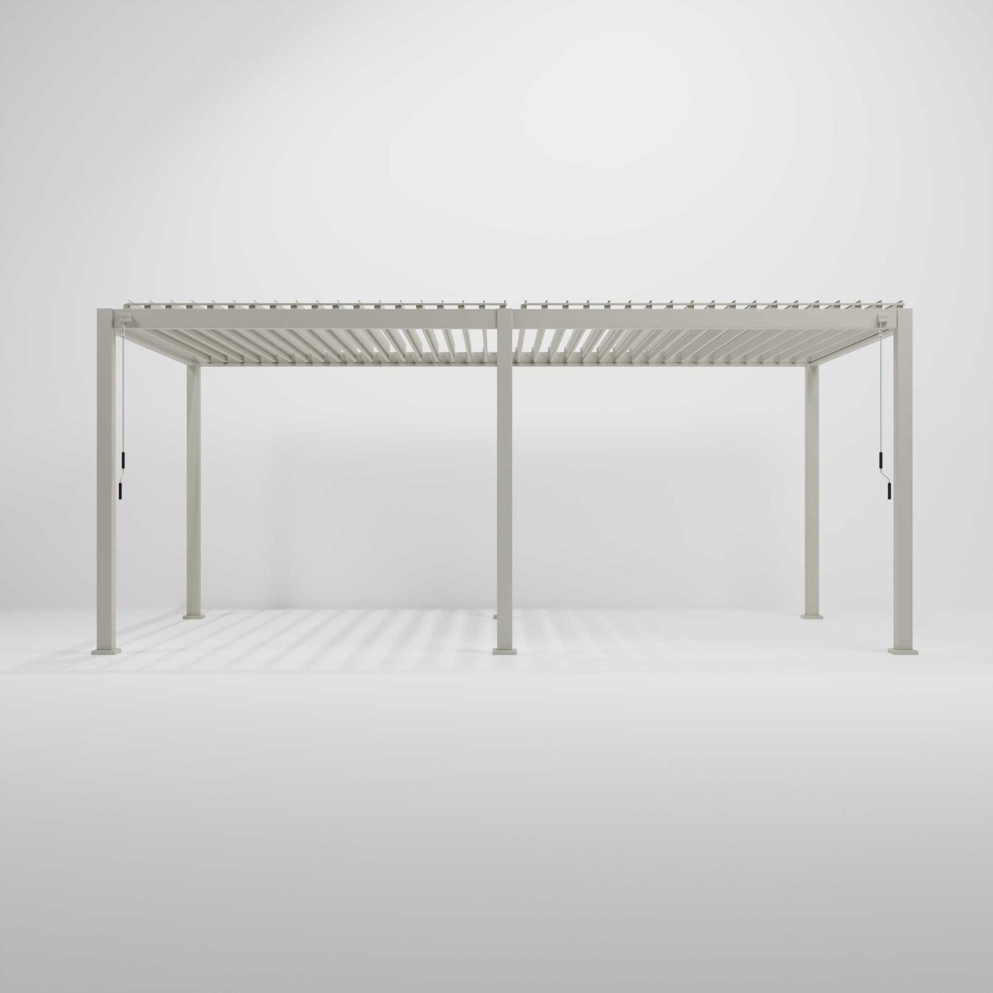 Nova - Titan Aluminium Pergola 6m x 3m Rectangular, Pebble