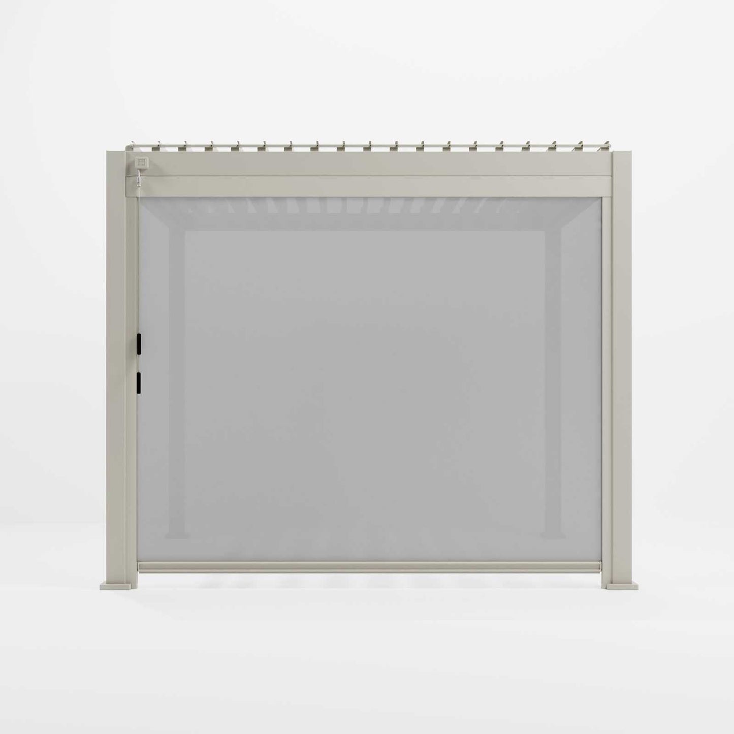 Nova - Titan 4m Pergolas Pull Down Screen, Pebble