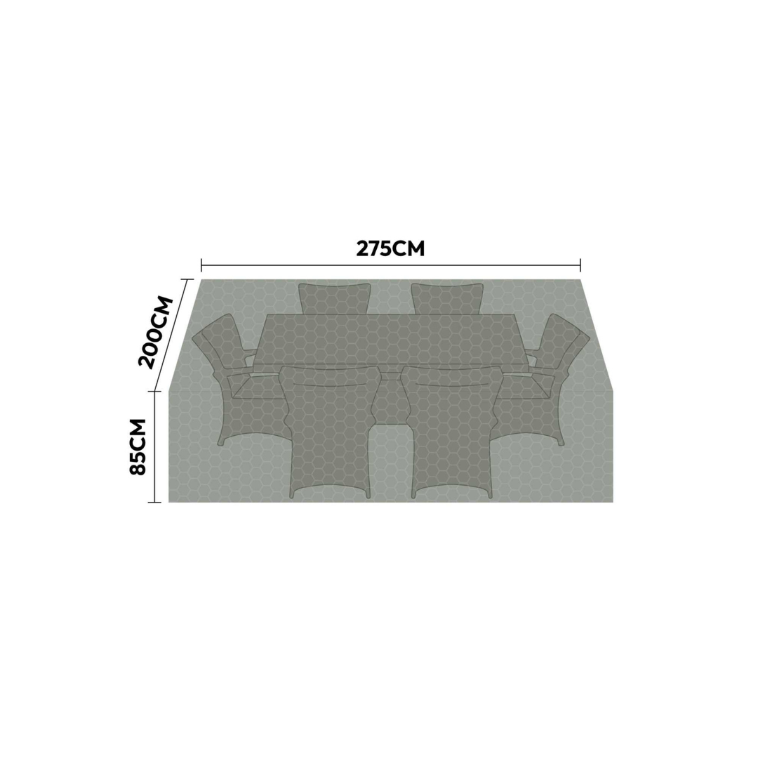 NOVA - Protex 6 Seat Rec Dining Set Cover