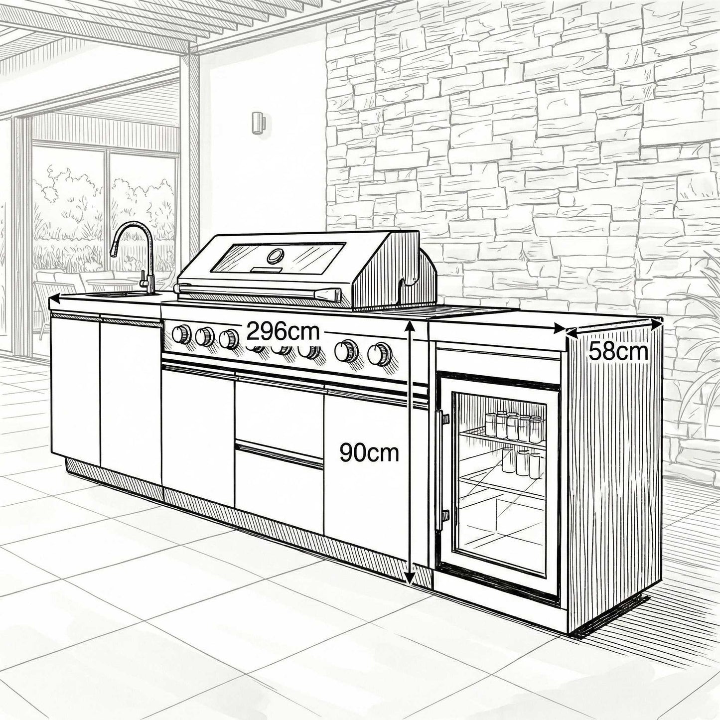 Nova - Assado Outdoor Kitchen