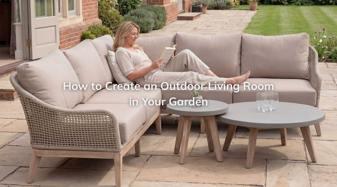 How to Create an Outdoor Living Room in Your Garden