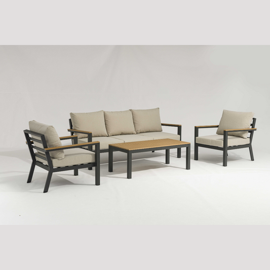 Nova - Heidi 3 Seater Sofa Lounging Set with Rectangular Coffee Table