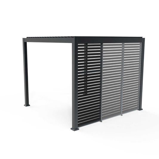 Nova - Titan Pergola Side Wall 1.33m, Grey