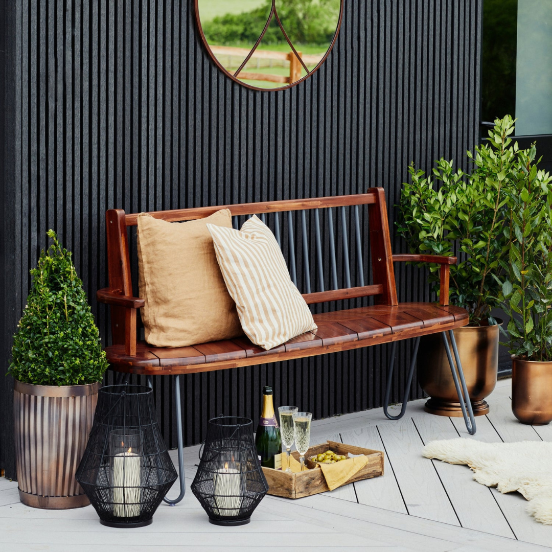 Portofino Curve Wirework Lantern Medium