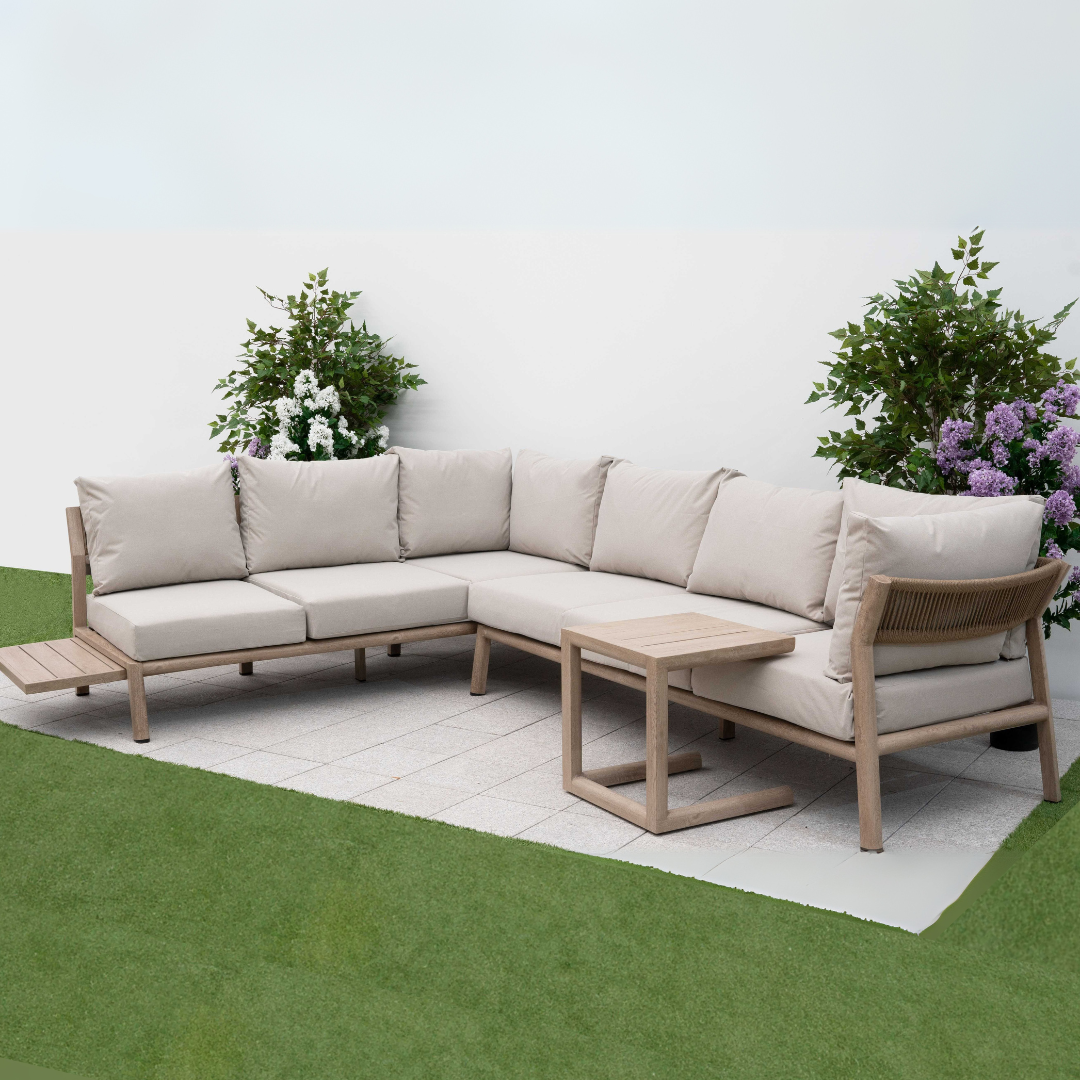 Nova - Eleanor Left Hand Platform Corner Sofa Lounging Set