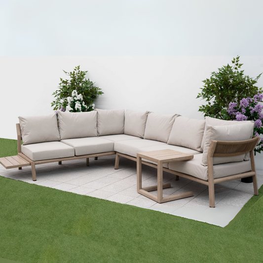 Nova - Eleanor Left Hand Platform Corner Sofa Lounging Set