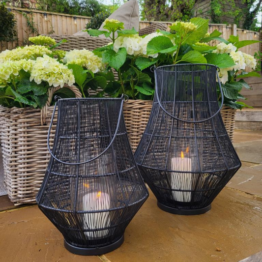 Portofino Curve Wirework Lantern Medium