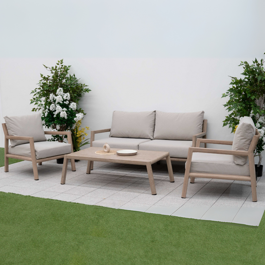 Nova - Eleanor 2 Seater Sofa Lounging Set with Rectangular Coffee Table