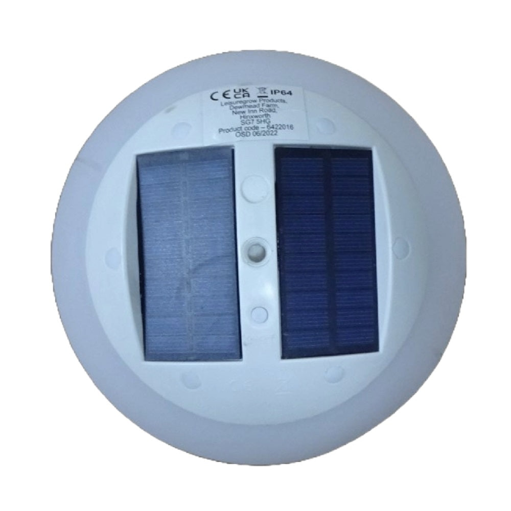 Solar Hanging Sphere 4 Warm White LEDS, 20cm