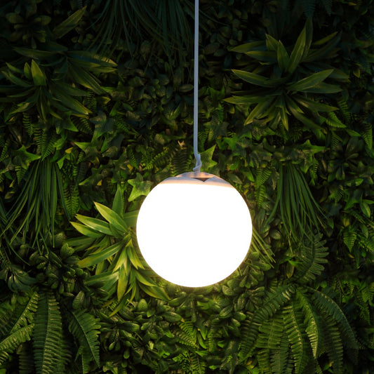 Solar Hanging Sphere 4 Warm White LEDS, 20cm