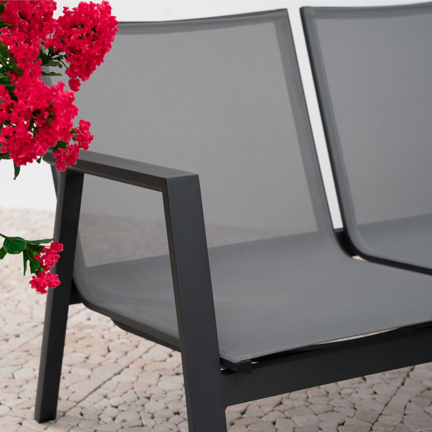Nova - Zara L-Shaped Corner Sofa Lounge Dining Set with Rectangular Extending Rising Table, Grey