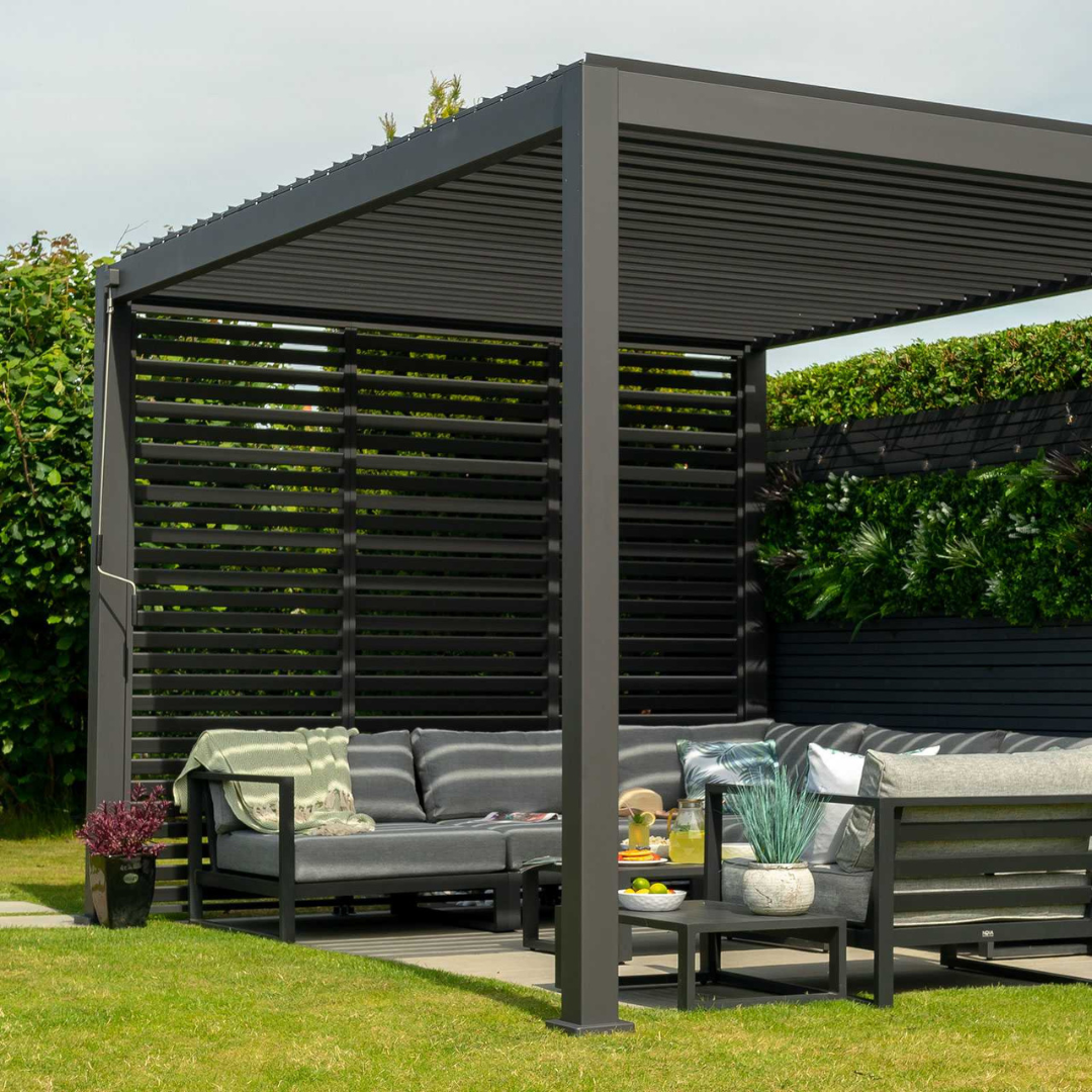 Nova - Titan Pergola Side Wall 1.2m, Grey