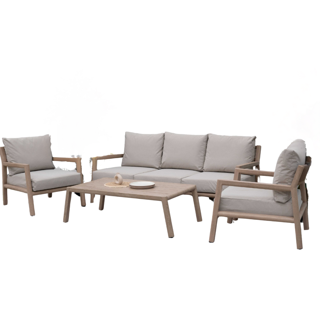 Nova - Eleanor 3 Seater Sofa Lounging Set with Rectangular Coffee Table