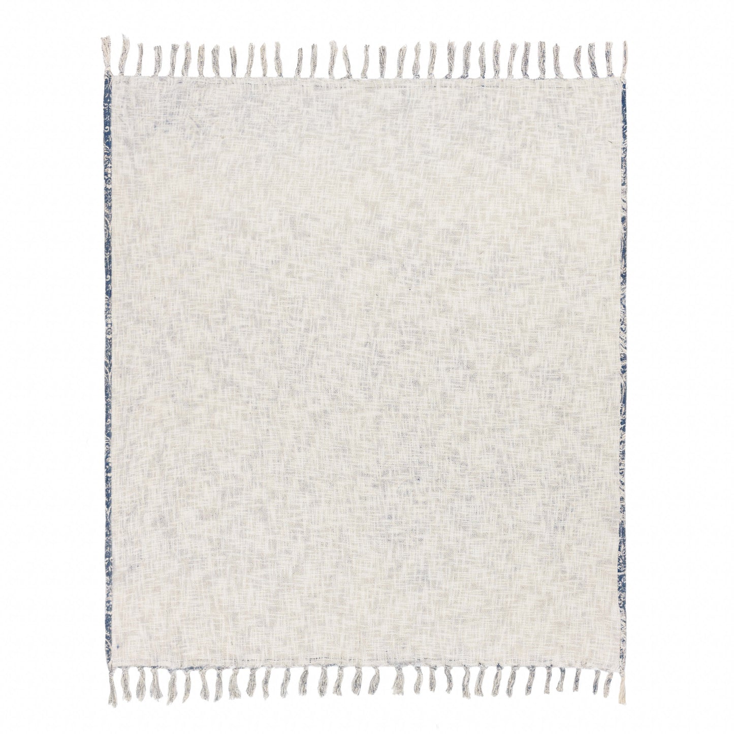 Durelle Delph Blue Printed Throw Blanket