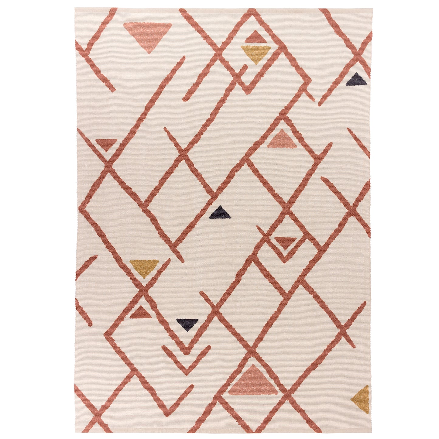 Inka Orange Brick Outdoor Rug 120 x 170cm