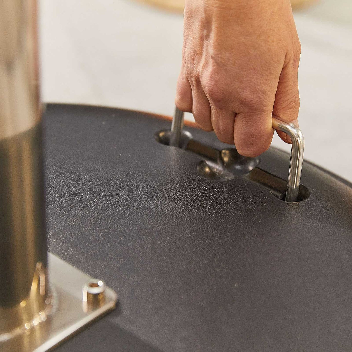 Nova - Concrete Parasol Base with Wheels, 50kg
