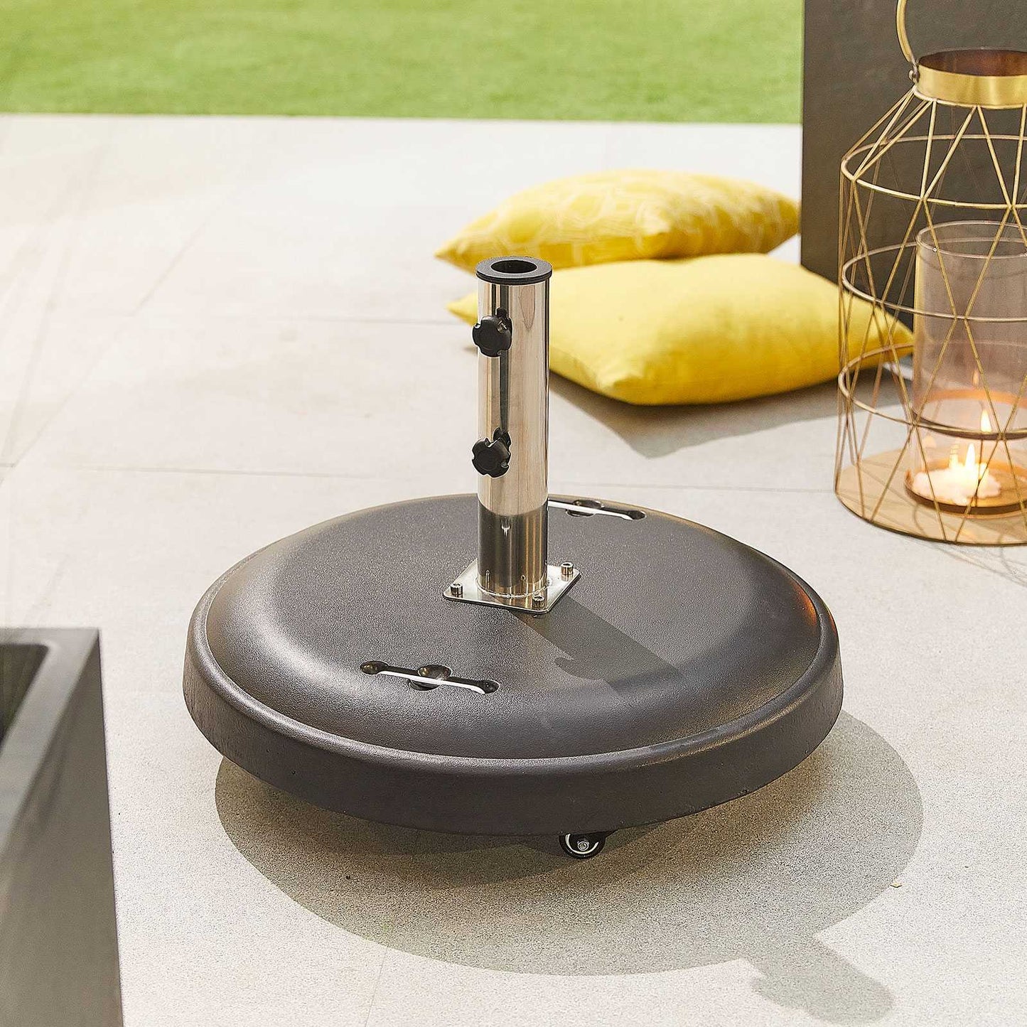 Nova - Concrete Parasol Base with Wheels, 50kg