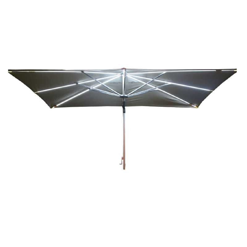 Nova - Galaxy LED Cantilever Parasol 4m x 3m, Beige