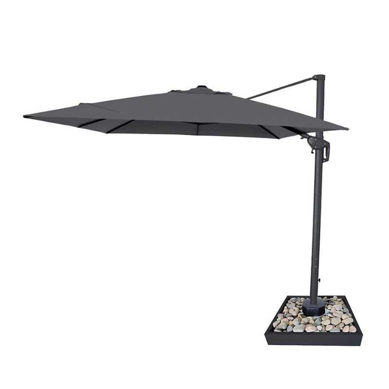 Nova - Galaxy LED Cantilever Parasol 4m x 3m, Grey