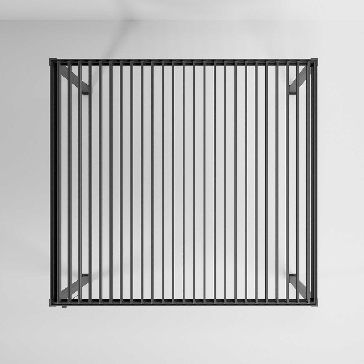 Nova - Titan Aluminium Pergola 3.6m x 3m Rectangular, Grey