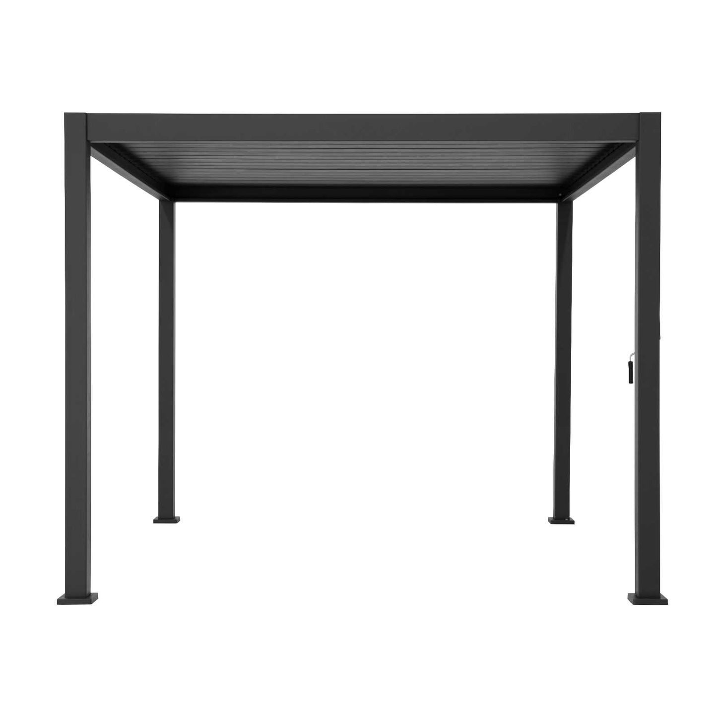 Nova - Titan Aluminium Pergola 3.6m x 3m Rectangular, Grey