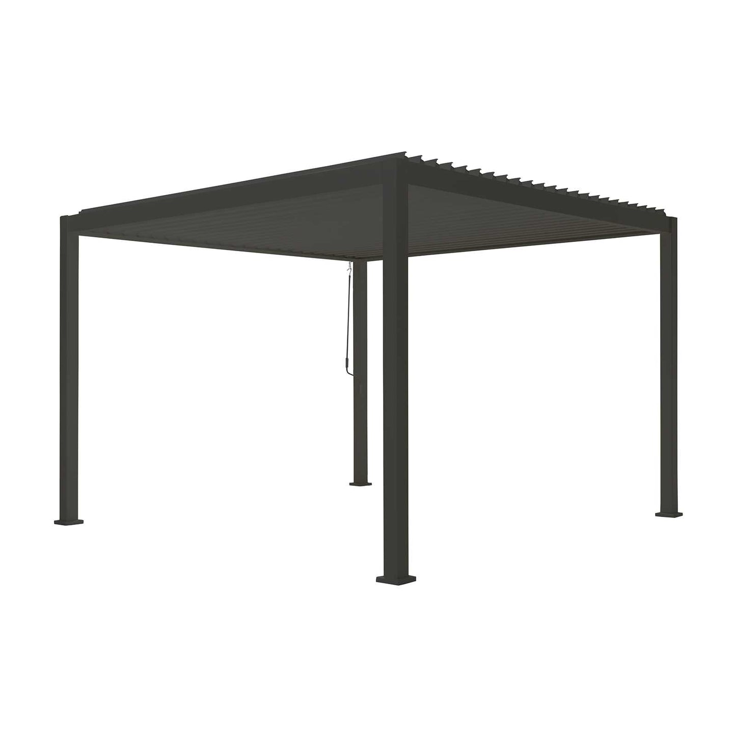 Nova - Titan Aluminium Pergola 3.6m Square, Grey