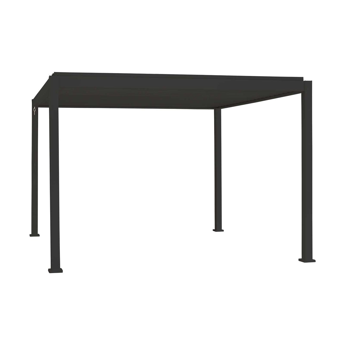 Nova - Titan Aluminium Pergola 2.4m Square, Grey