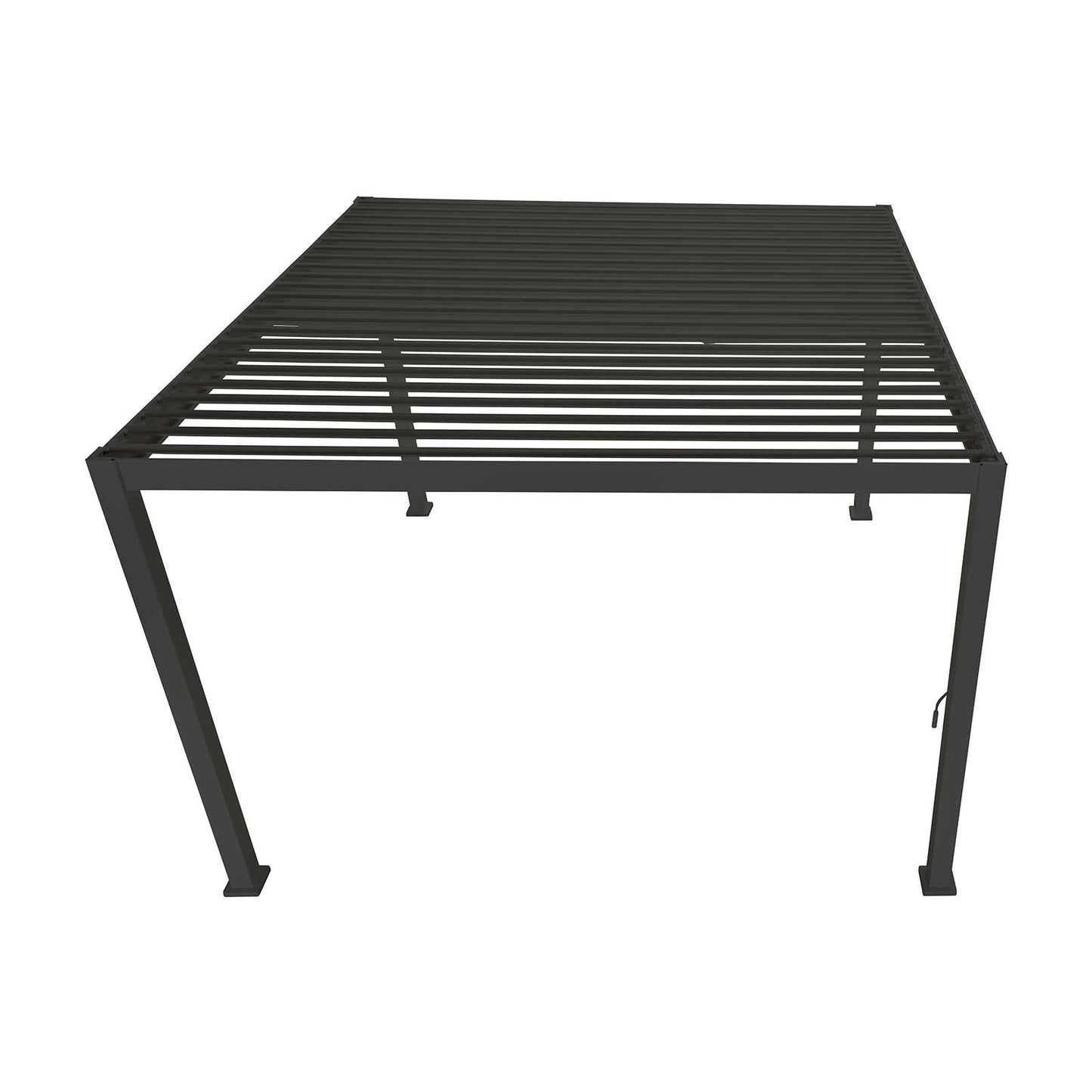 Nova - Titan Aluminium Pergola 3.6m Square, Grey