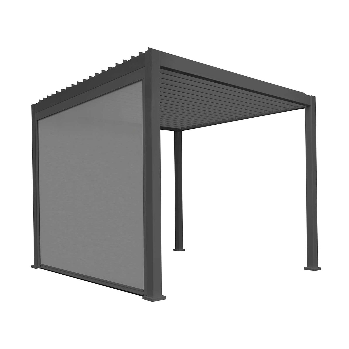 Nova - Titan 3m Pergola Pull Down Screen, Grey