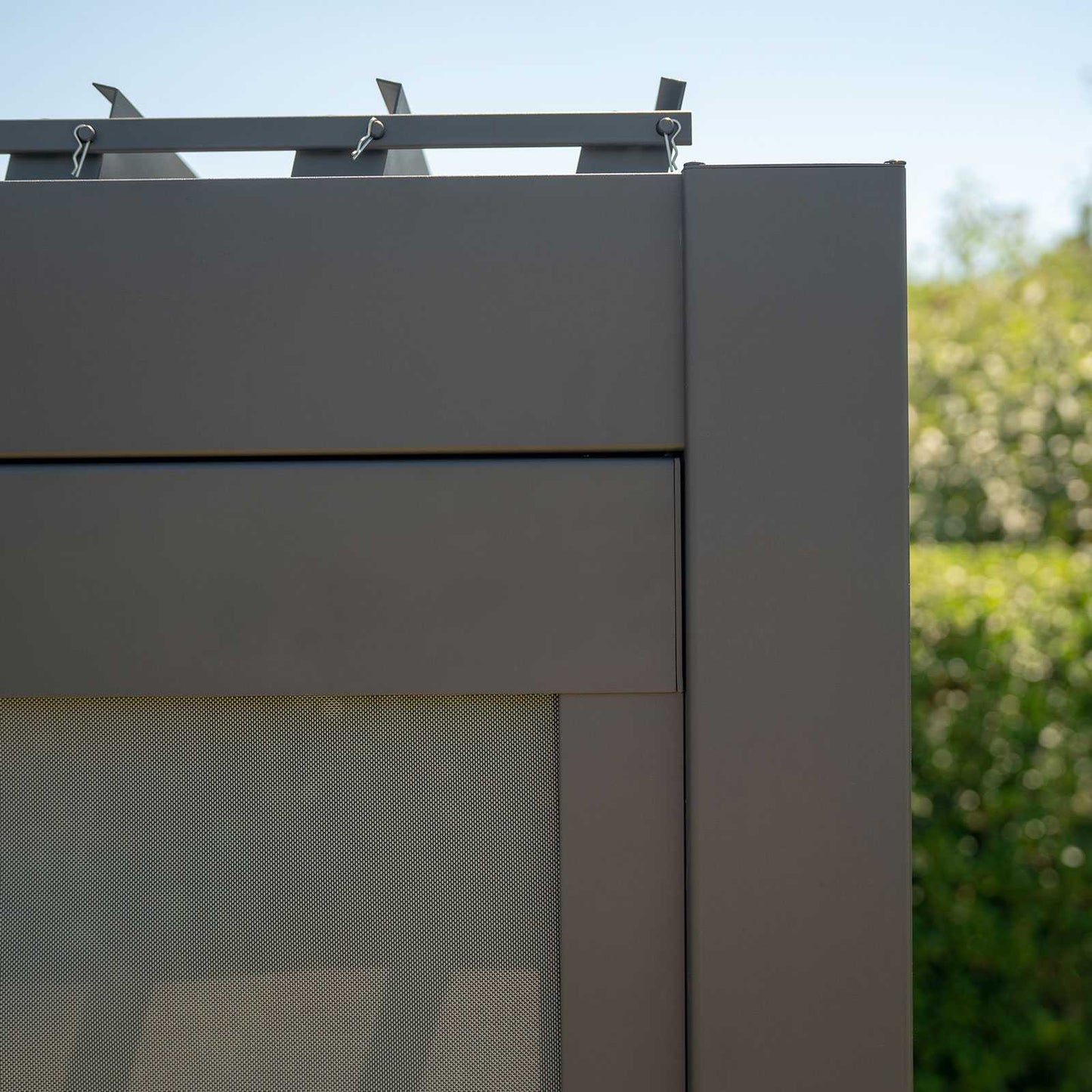 Nova - Titan Pergola Pull Down Screen 3.6m, Grey