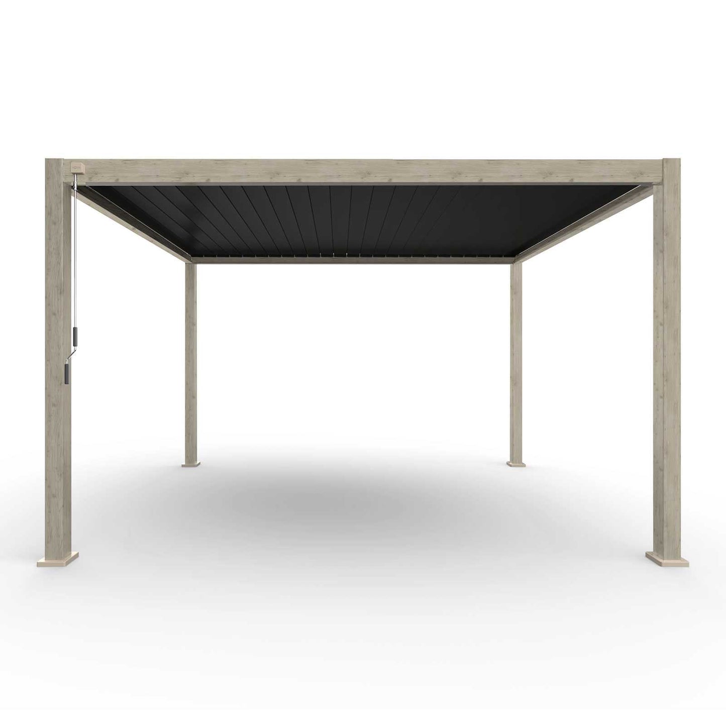 Nova - Titan Aluminium Pergola 4m x 3m, Wood Look
