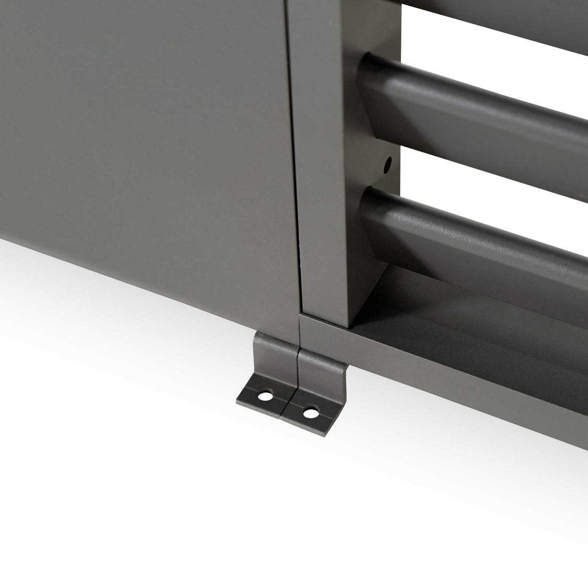 Nova - Titan Aluminium Pergola 31cm Solid Side Wall Panel - Grey